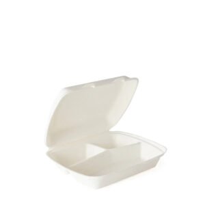 Bagasse Menü Box 3-geteilt